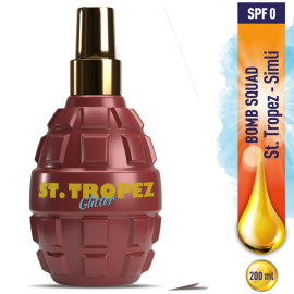 Eda Taşpınar St. Tropez Glitter Bronzing Bomb - Işıltılı Bronzlaştırıcı Güneş Yağı 200ml - 3