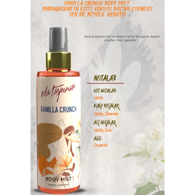 Eda Taşpınar Vanilla Crunch Body Mist - Vücut Spreyi 200ml - 2