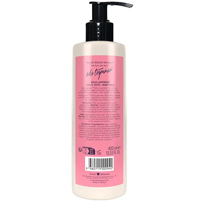 Eda Taşpınar Wild Lavander Body Milk - Vücut Sütü 400ml - 3