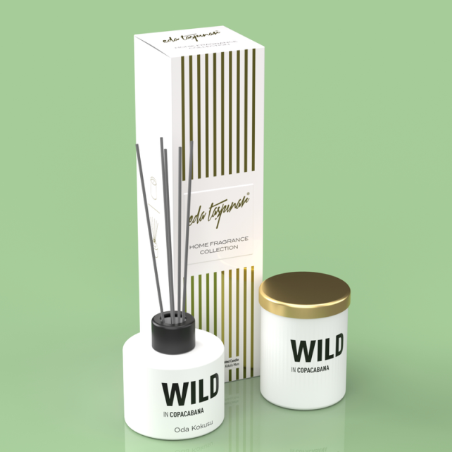 Eda Taşpınar Wild Reed Oda Kokusu 100ml & Mum 100ml Set - 3