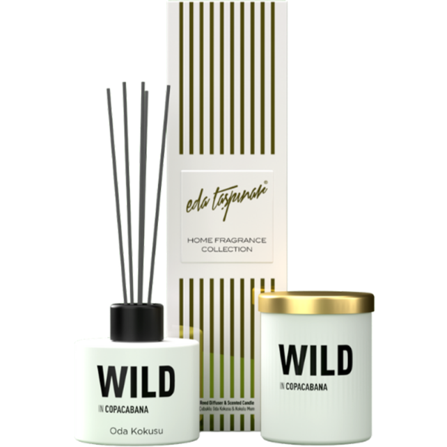 Eda Taşpınar Wild Reed Oda Kokusu 100ml & Mum 100ml Set - 1