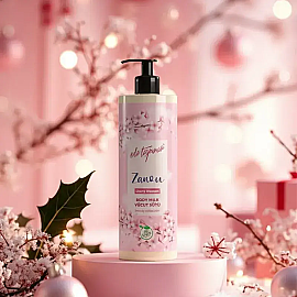 Eda Taşpınar Zanou Cherry Blossom Body Milk - Vücut Sütü 400ml - 4