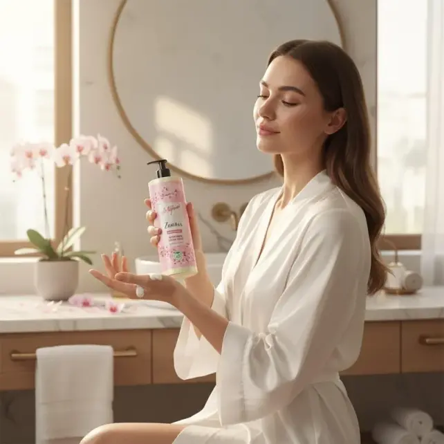 Eda Taşpınar Zanou Cherry Blossom Body Milk - Vücut Sütü 400ml - 6