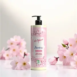 Eda Taşpınar Zanou Cherry Blossom Body Milk - Vücut Sütü 400ml - 9