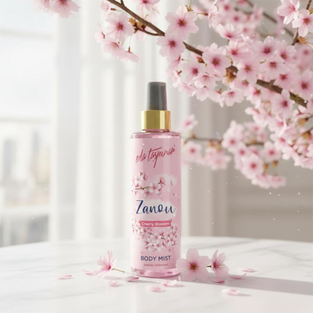 Eda Taşpınar Zanou Cherry Blossom Body Mist - Vücut Spreyi 200ml - 3