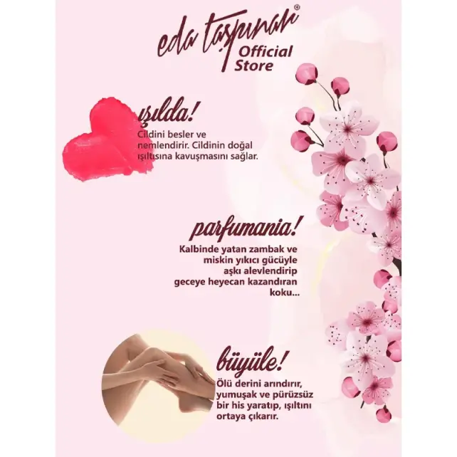 Eda Taşpınar Zanou Cherry Blossom Body Scrub - Vücut Peelingi 200ml - 3