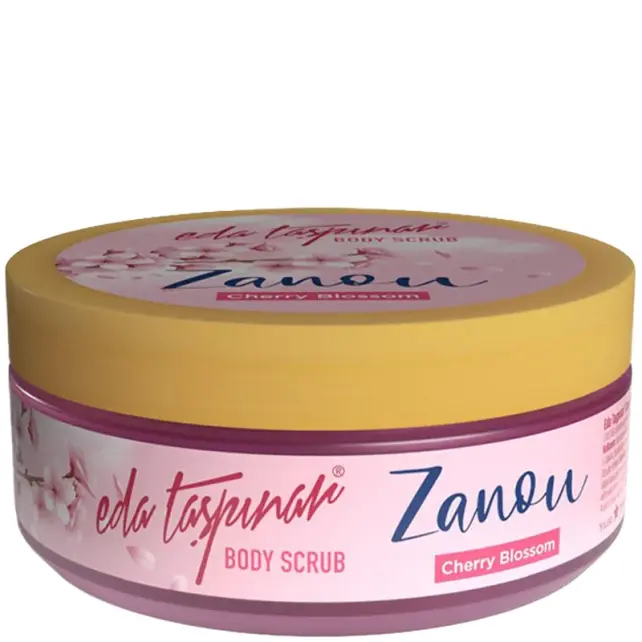 Eda Taşpınar Zanou Cherry Blossom Body Scrub - Vücut Peelingi 200ml - 1