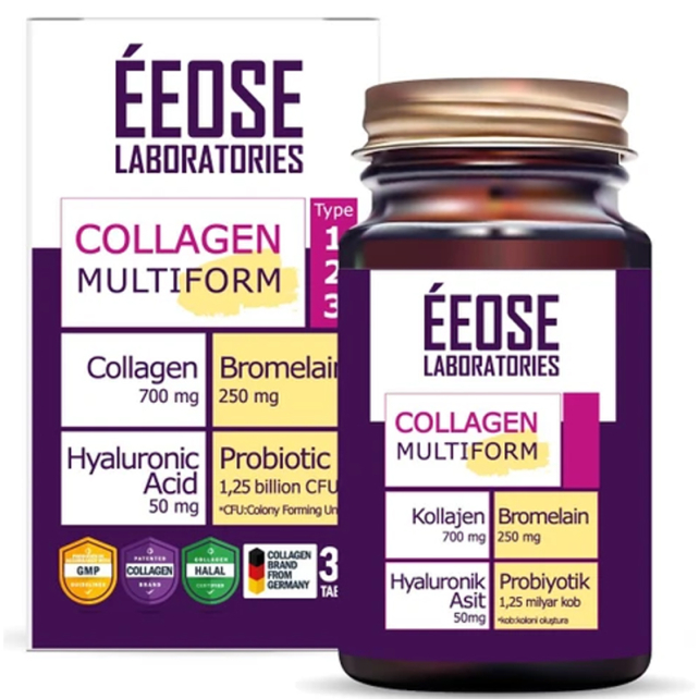 Eeose Collagen Multiform Takviye Edici Gıda 30 Tablet - 2
