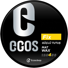 Egos Fix Mat Wax - Güçlü Tutuş Saç Şekillendirici 100ml - Egos