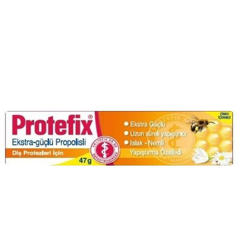 Protefix Diş Protezi Esktra Güçlü Yapıştırıcı Krem 47g Protefix Diş Protezi Esktra Güçlü Yapıştırıcı Krem 47g