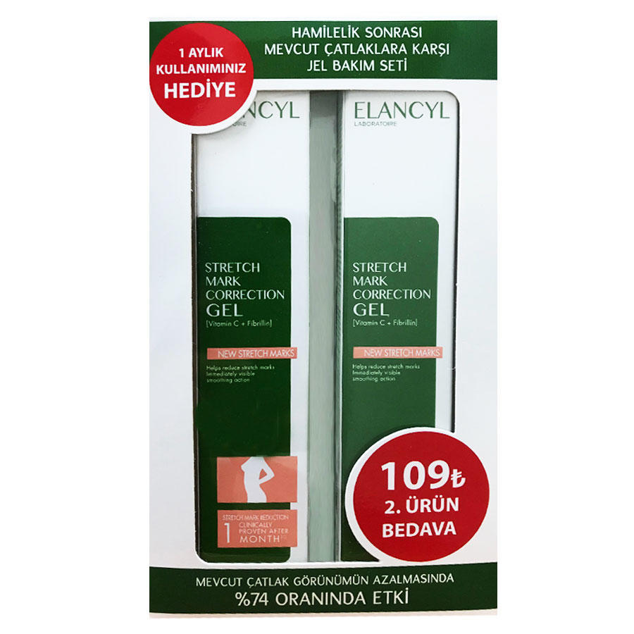 Elancyl Correcteur Vergetures - Oluşmuş Çatlaklar İçin 75ml - 2li SET Elancyl Correcteur Vergetures - Oluşmuş Çatlaklar İçin 75ml - 2li SET
