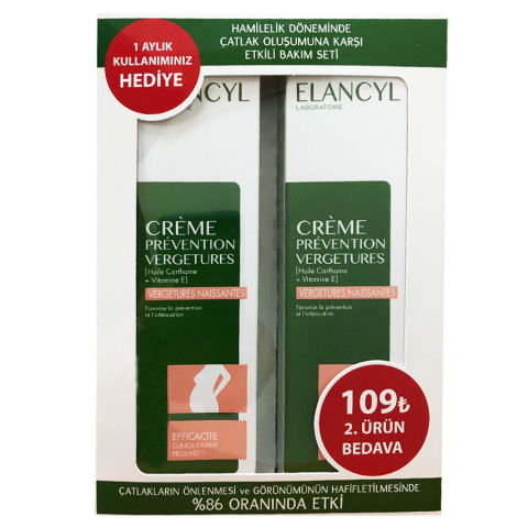 Elancyl Creme Prevention Vergetures Duo 2x150ml Elancyl Creme Prevention Vergetures Duo 2x150ml