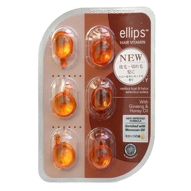 Ellips Hair Vitality Ginseng Honey Oil - Saç Vitamini 6 Kapsül - 1