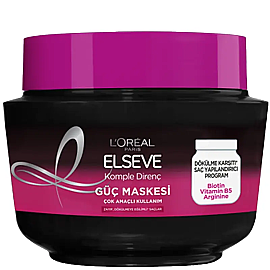 Elseve Arginine Direnç X3 - Güçlendirici Saç Bakım Maskesi 300ml - Elseve