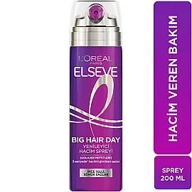 Elseve Big Hair Day Collagen Lifter - Hacim Veren Saç Spreyi 200ml - 4