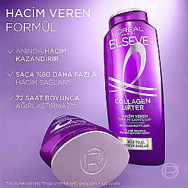 Elseve Collagen Lifter - Hacim Veren Bakım Şampuanı 300ml - 4