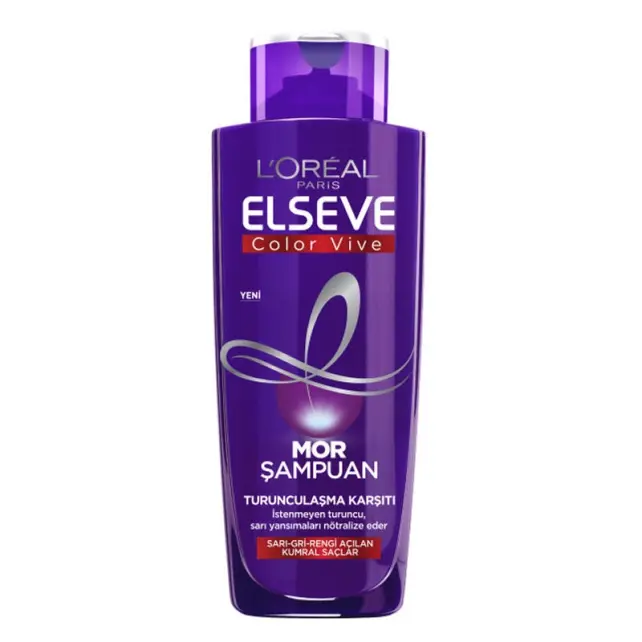 Elseve Color Vive Mor Şampuan 200ml - 1