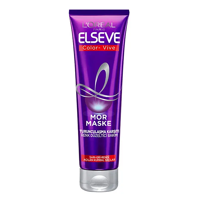 L'Oréal Paris Elseve Elseve Color Vive Renk Düzeltici Mor Maske 150ml