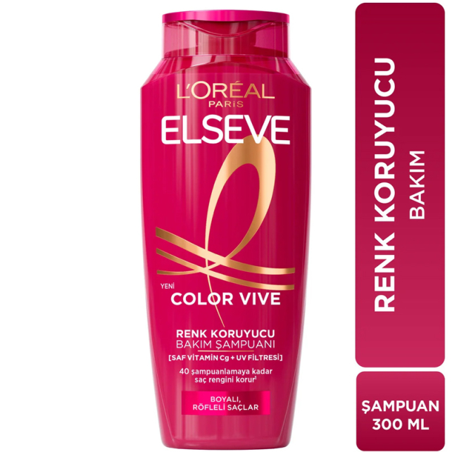 Elseve Color Vive - Renk Koruyucu Bakım Şampuanı 300ml - 2