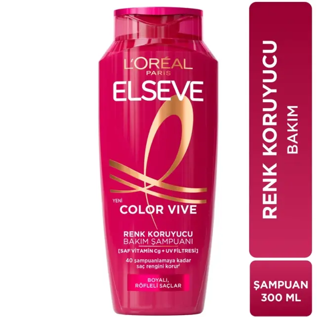 Elseve Color Vive - Renk Koruyucu Bakım Şampuanı 300ml - 2