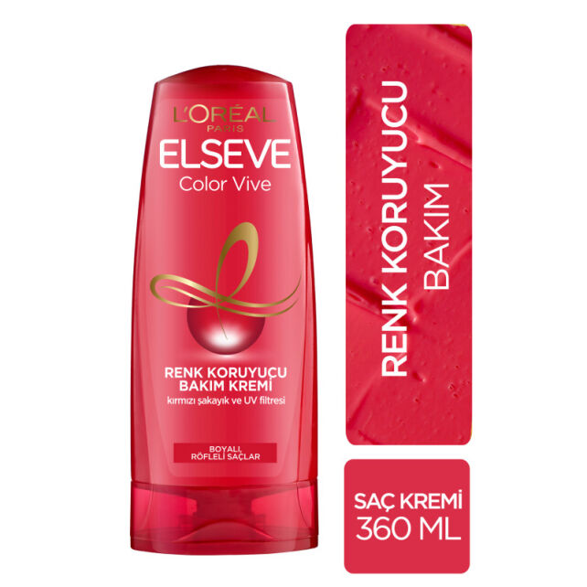 Elseve Color Vive Renk Koruyucu Saç Bakım Kremi 360ml - 2