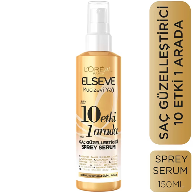 Elseve Dream Long - Isıya Karşı Koruyucu Sprey Serum 150ml - 2