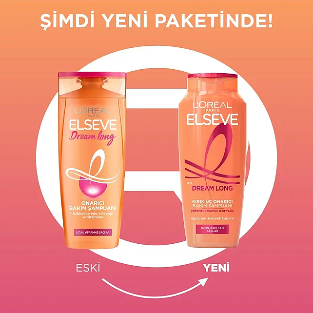 Elseve Dream Long - Kırık Uç Onarıcı Bakım Şampuanı 300ml - 4