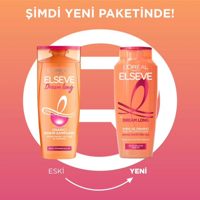 Elseve Dream Long - Kırık Uç Onarıcı Bakım Şampuanı 300ml - 4