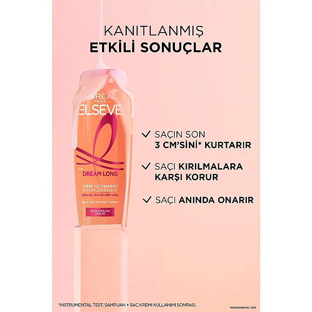 Elseve Dream Long - Kırık Uç Onarıcı Bakım Şampuanı 700ml - 4