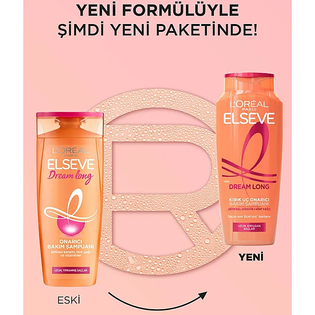 Elseve Dream Long - Kırık Uç Onarıcı Bakım Şampuanı 700ml - 6
