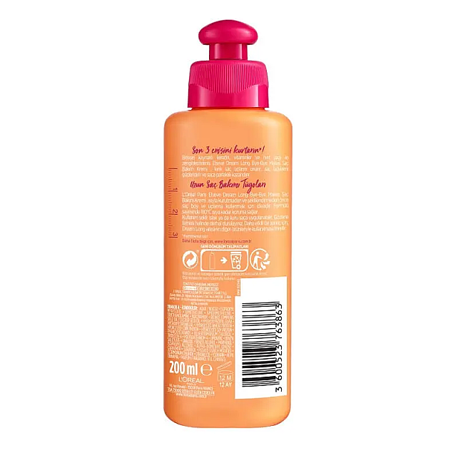 Elseve Dream Long Kolay Tarama Saç Kremi 200ml - 3