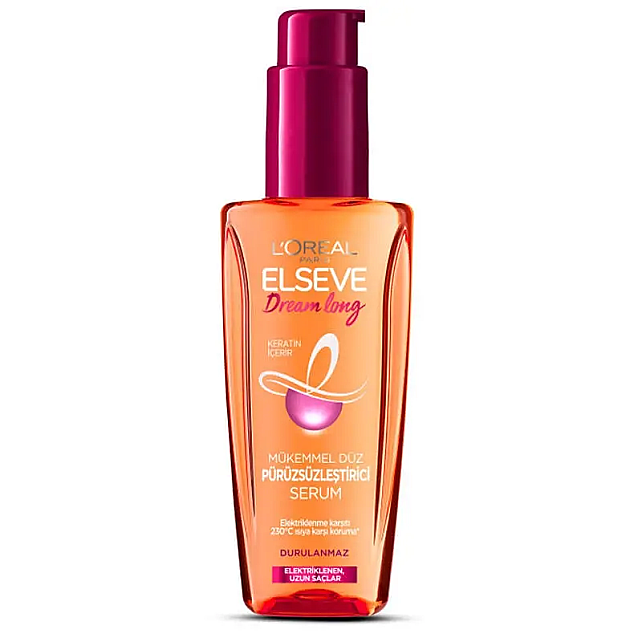 Elseve Dream Long Mükemmel Düz Pürüzsüzleştirici Saç Serumu 100ml - 1