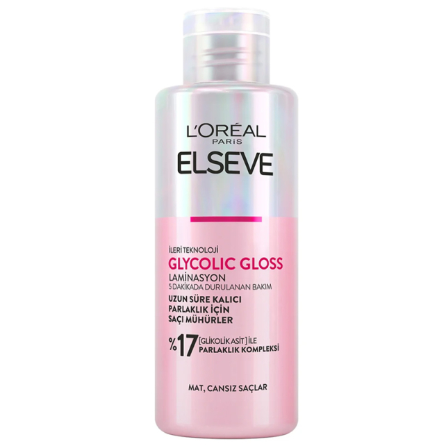 Elseve Glycolic Gloss Laminasyon Parlaklık Kompleksi - Durulanan Bakım 200ml - 1