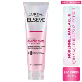 Elseve Glycolic Gloss Parlaklık Kompleksi - Saç Bakım Kremi 150ml - 2