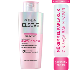Elseve Glycolic Gloss Parlaklık Kompleksi - Saç Bakım Şampuanı Sülfatsız 200ml - 2