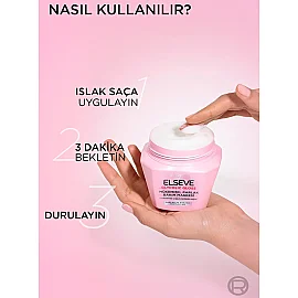 Elseve Glycolic Gloss - Parlaklık Veren Saç Bakım Maskesi 300ml - 5