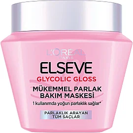 Elseve Glycolic Gloss - Parlaklık Veren Saç Bakım Maskesi 300ml - 1
