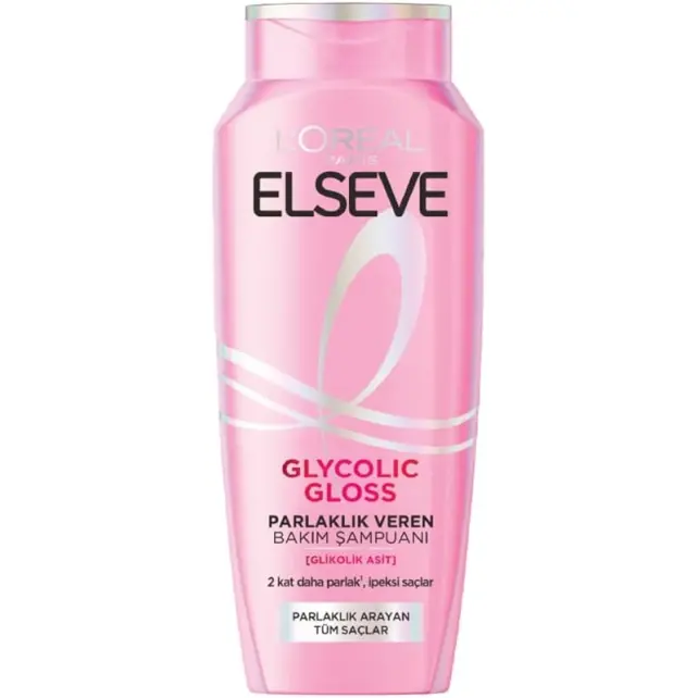 Elseve Glycolic Gloss - Parlaklık Veren Saç Bakım Şampuanı 300ml - 1