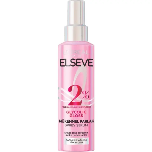 Elseve Glycolic Gloss - Parlaklık Veren Sprey Serum 150ml - 1