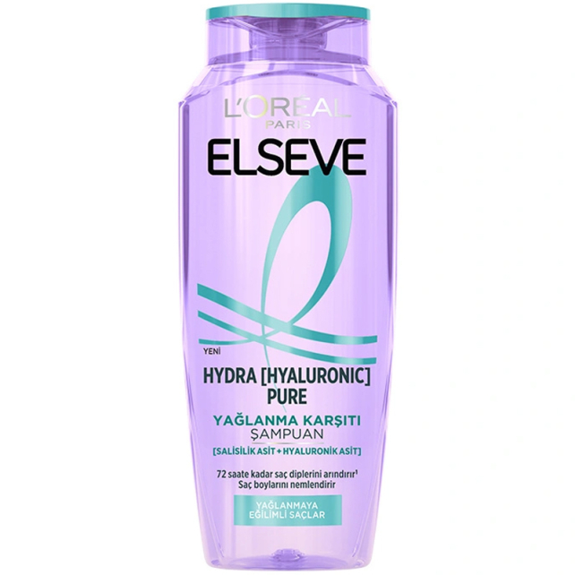 Elseve Hydra Hyaluronic Pure - Yağlanma Karşıtı Şampuan 300ml - 1