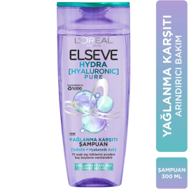 Elseve Hydra Hyaluronic Pure - Yağlanma Karşıtı Şampuan 300ml - 3