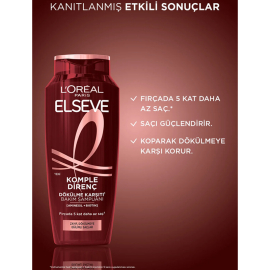 Elseve Komple Direnç - Dökülme Karşıtı Bakım Şampuanı 300ml - 4