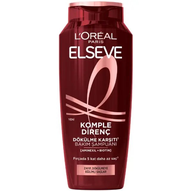 Elseve Komple Direnç - Dökülme Karşıtı Bakım Şampuanı 300ml - 1