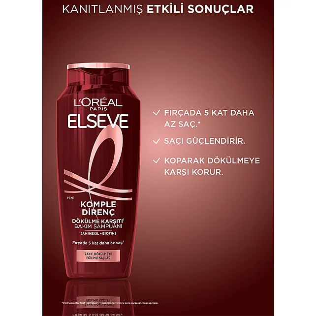Elseve Komple Direnç - Dökülme Karşıtı Bakım Şampuanı 700ml - 4