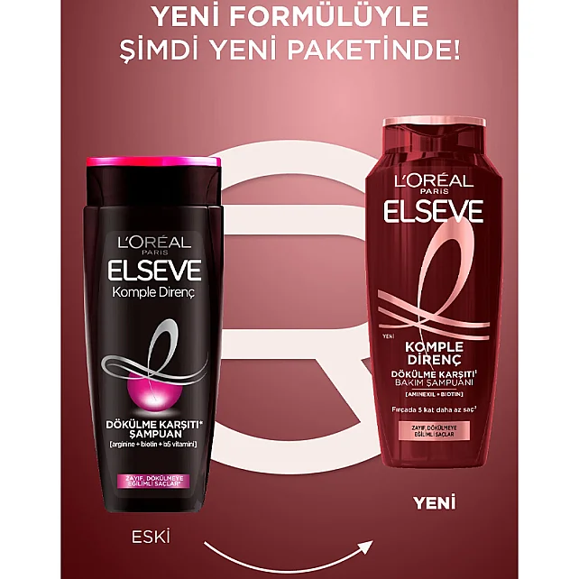 Elseve Komple Direnç - Dökülme Karşıtı Bakım Şampuanı 700ml - 6