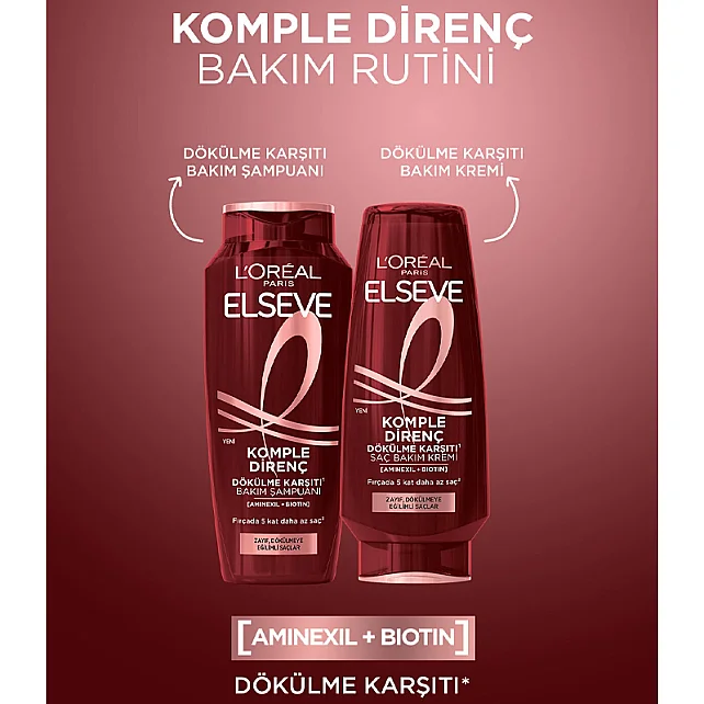 Elseve Komple Direnç - Dökülme Karşıtı Bakım Şampuanı 700ml - 7