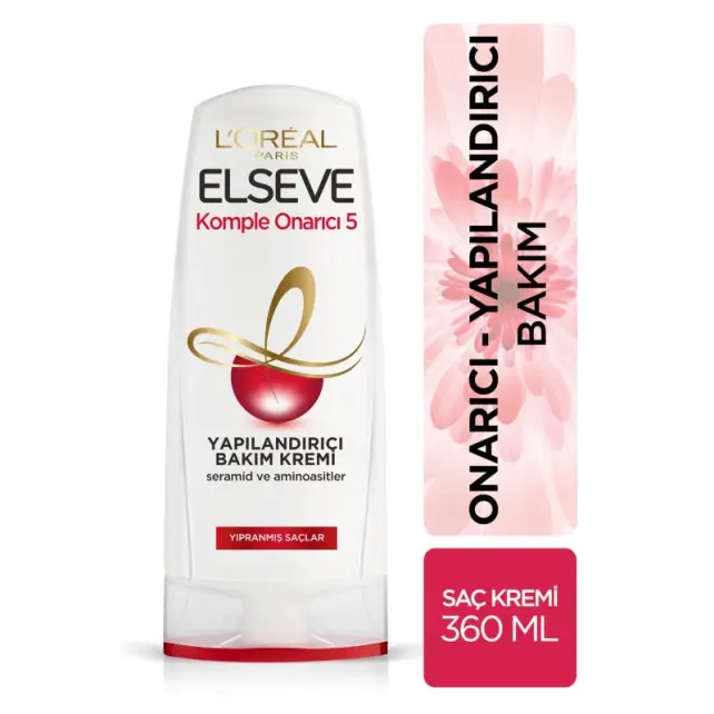 Elseve Komple Onarıcı 5 Yapılandırıcı Saç Bakım Kremi 360ml - 2