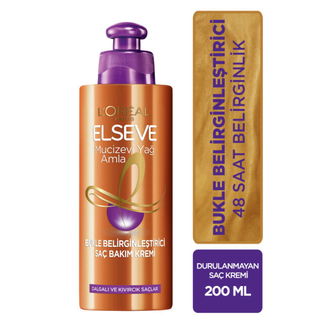 Elseve Mucizevi Yağ Bukle Belirginleşirici Bakım Kremi 200ml - 3