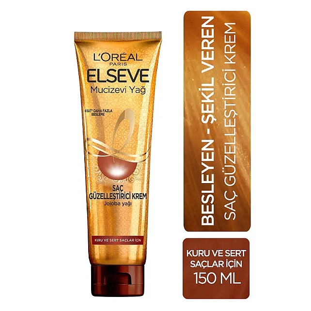 Elseve Mucizevi Yağ Saç Güzelleştirici Bakım Kremi 150ml - 2