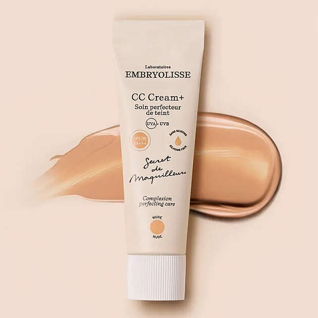 Embryolisse CC Cream+ - Renkli Nemlendirici SPF20 Nude 30ml - 3